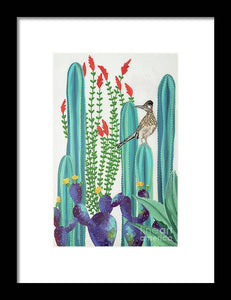 On Perch II for Andrew - Framed Print