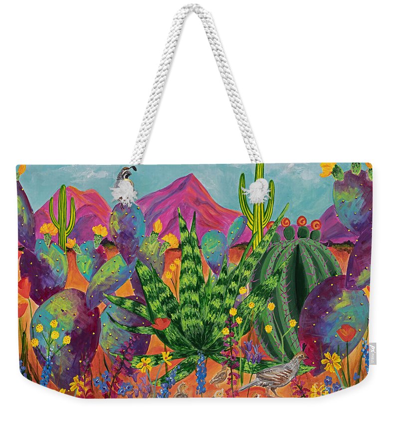 Quail Family Outing - Weekender Tote Bag