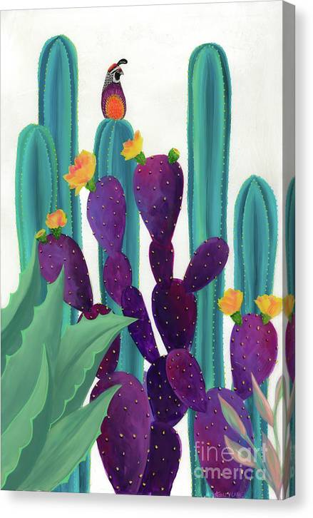 Quail Watch - Canvas Print