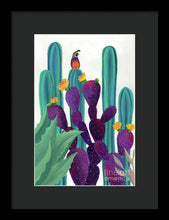 Load image into Gallery viewer, Quail Watch - Framed Print
