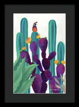 Load image into Gallery viewer, Quail Watch - Framed Print
