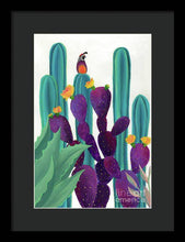 Load image into Gallery viewer, Quail Watch - Framed Print
