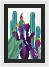 Load image into Gallery viewer, Quail Watch - Framed Print
