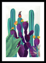 Load image into Gallery viewer, Quail Watch - Framed Print
