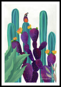 Quail Watch - Framed Print