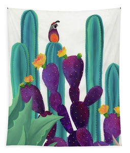 Quail Watch - Tapestry