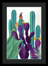 Load image into Gallery viewer, Quail Watch - Framed Print
