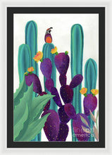 Load image into Gallery viewer, Quail Watch - Framed Print
