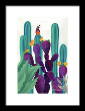 Load image into Gallery viewer, Quail Watch - Framed Print
