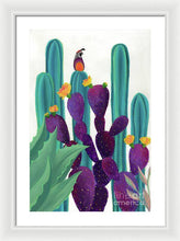 Load image into Gallery viewer, Quail Watch - Framed Print
