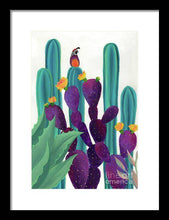 Load image into Gallery viewer, Quail Watch - Framed Print
