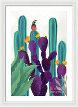Load image into Gallery viewer, Quail Watch - Framed Print
