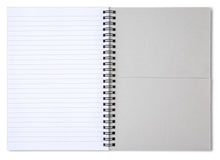 Load image into Gallery viewer, Abundance blue and orange ocean sunset - Spiral Notebook
