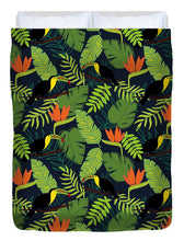 Load image into Gallery viewer, Toucan Jungle Pattern - Duvet Cover
