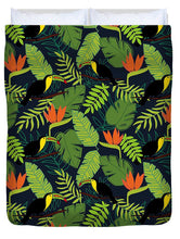 Load image into Gallery viewer, Toucan Jungle Pattern - Duvet Cover
