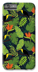 Toucan Jungle Pattern - Phone Case