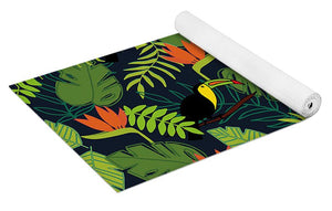 Toucan Jungle Pattern - Yoga Mat