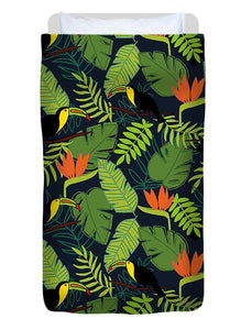 Toucan Jungle Pattern - Duvet Cover