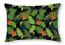 Load image into Gallery viewer, Toucan Jungle Pattern - Throw Pillow
