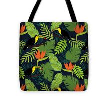 Load image into Gallery viewer, Toucan Jungle Pattern - Tote Bag
