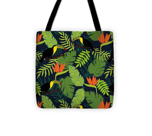 Toucan Jungle Pattern - Tote Bag