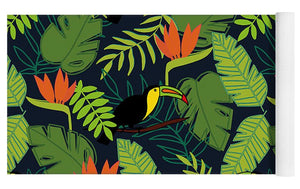 Toucan Jungle Pattern - Yoga Mat