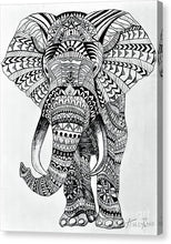 Load image into Gallery viewer, Tribal Elephant Mandala - Canvas Print
