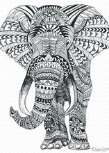 Load image into Gallery viewer, Tribal Elephant Mandala - Puzzle
