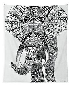 Tribal Elephant Mandala - Tapestry