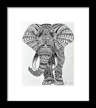 Load image into Gallery viewer, Tribal Elephant Mandala - Framed Print
