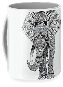Tribal Elephant Mandala - Mug