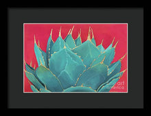 Load image into Gallery viewer, Turquoise Fire - Framed Print
