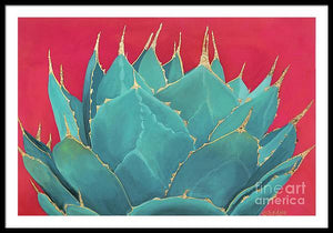Turquoise Fire - Framed Print