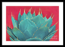 Load image into Gallery viewer, Turquoise Fire - Framed Print
