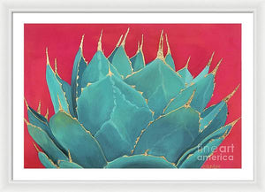 Turquoise Fire - Framed Print
