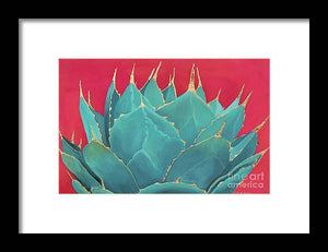 Turquoise Fire - Framed Print