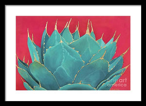 Turquoise Fire - Framed Print