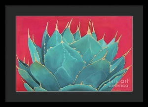 Turquoise Fire - Framed Print