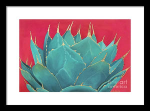 Turquoise Fire - Framed Print