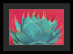 Turquoise Fire - Framed Print
