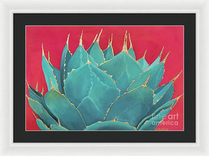 Turquoise Fire - Framed Print