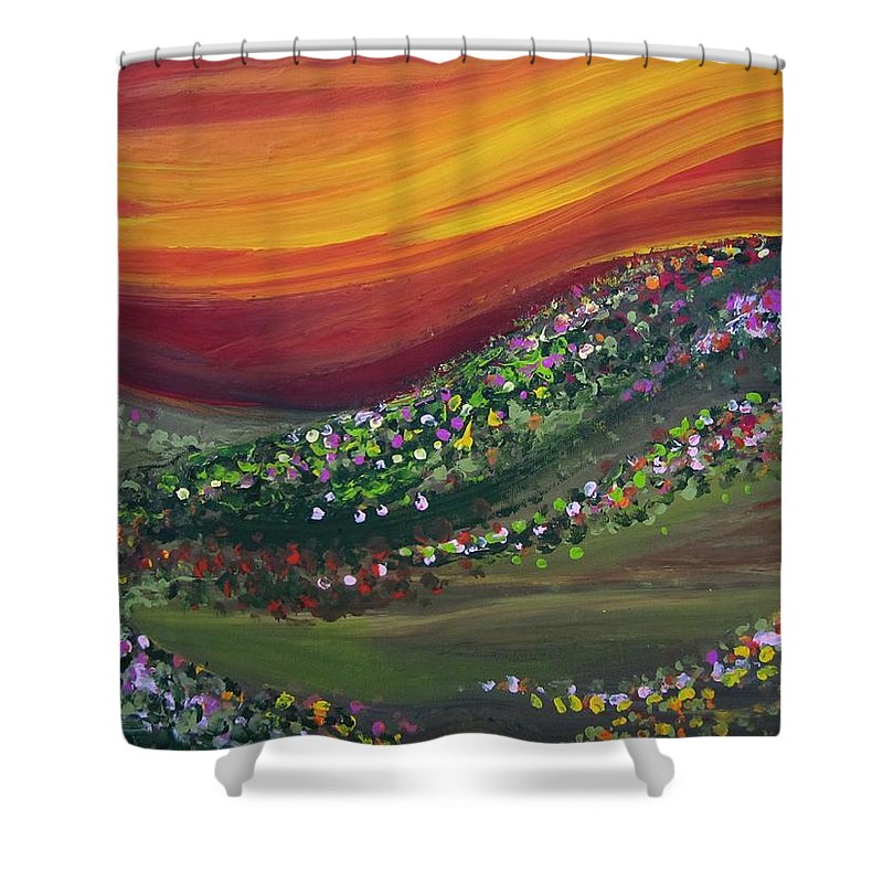 Ups and Downs - Shower Curtain