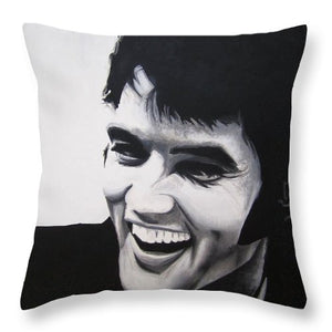 Young Elvis - Throw Pillow
