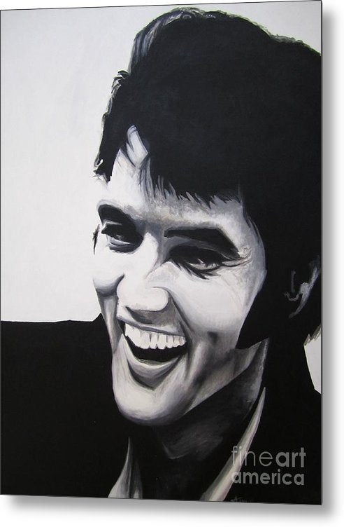 Young Elvis - Metal Print