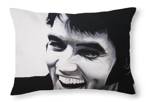 Young Elvis - Throw Pillow