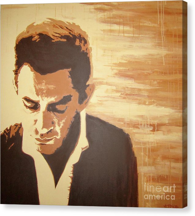 Young Johnny Cash - Canvas Print