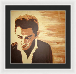 Young Johnny Cash - Framed Print