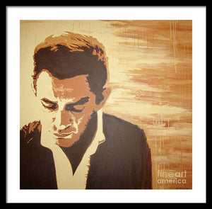 Young Johnny Cash - Framed Print