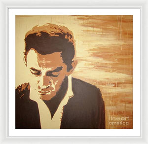 Young Johnny Cash - Framed Print