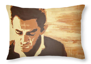 Young Johnny Cash - Throw Pillow